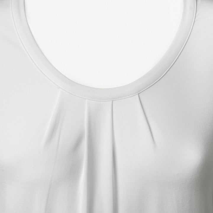 Short Sleeve Night Gown Off White