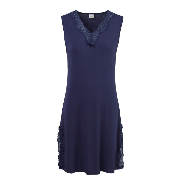 Sleeveless Night Dress Navy