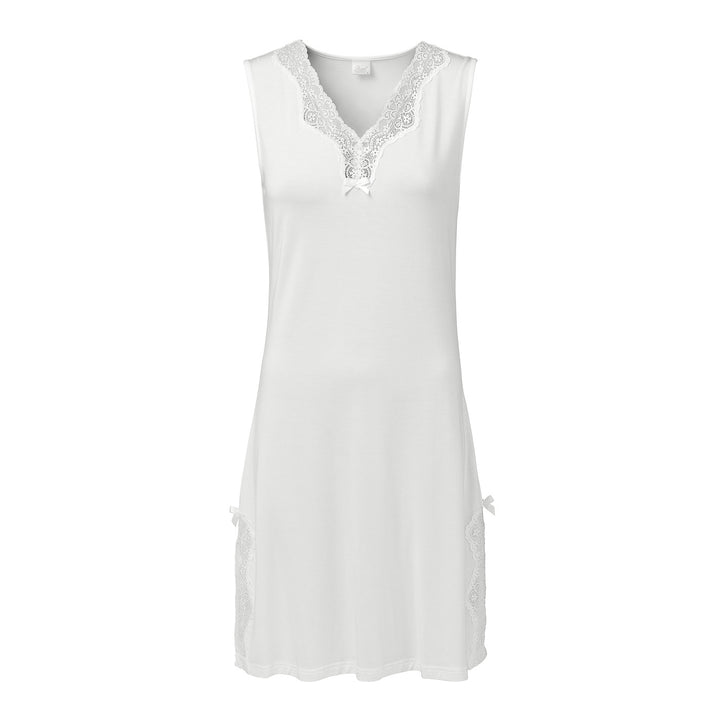 Sleeveless Night Dress Off White