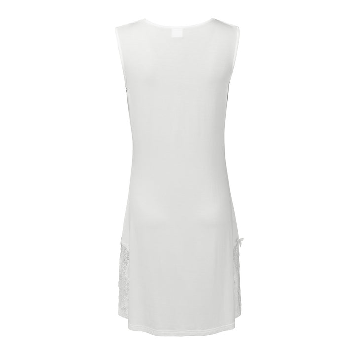 Sleeveless Night Dress Off White