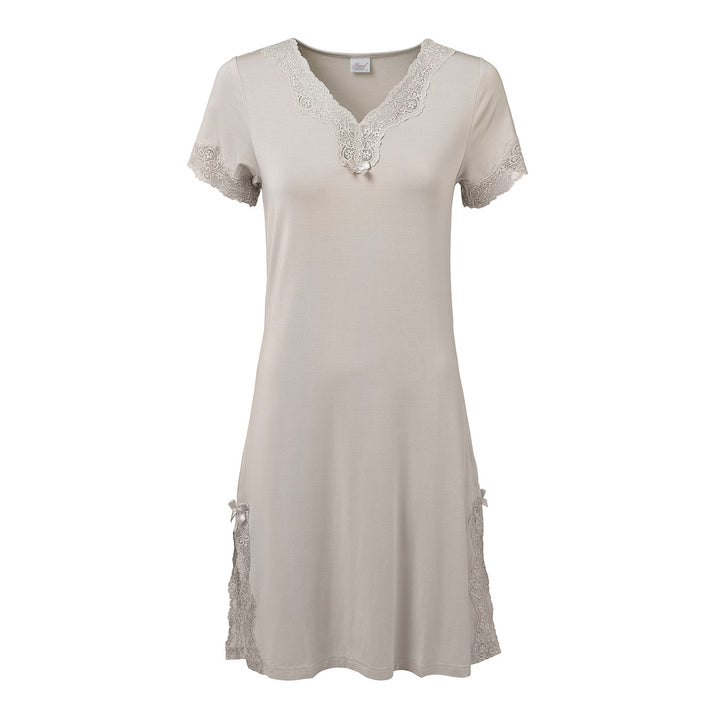 Short Sleeve V-Neck Night Dress Beachstone