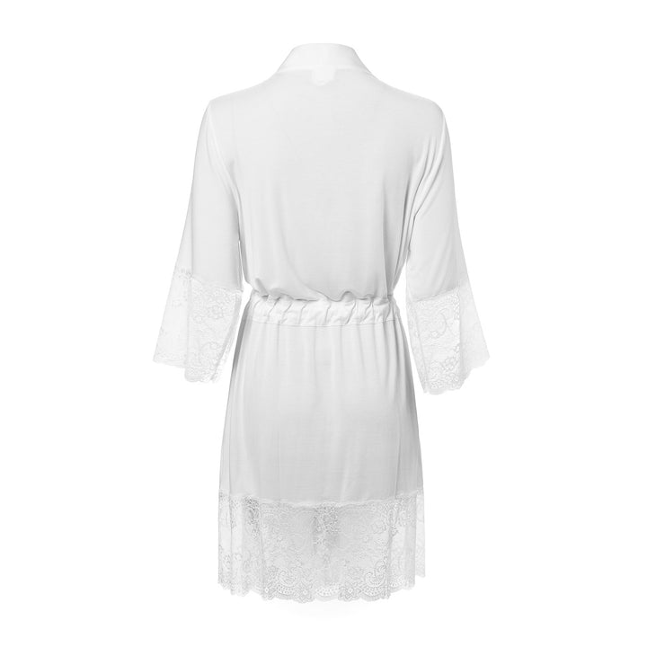 Lace Robe Off White