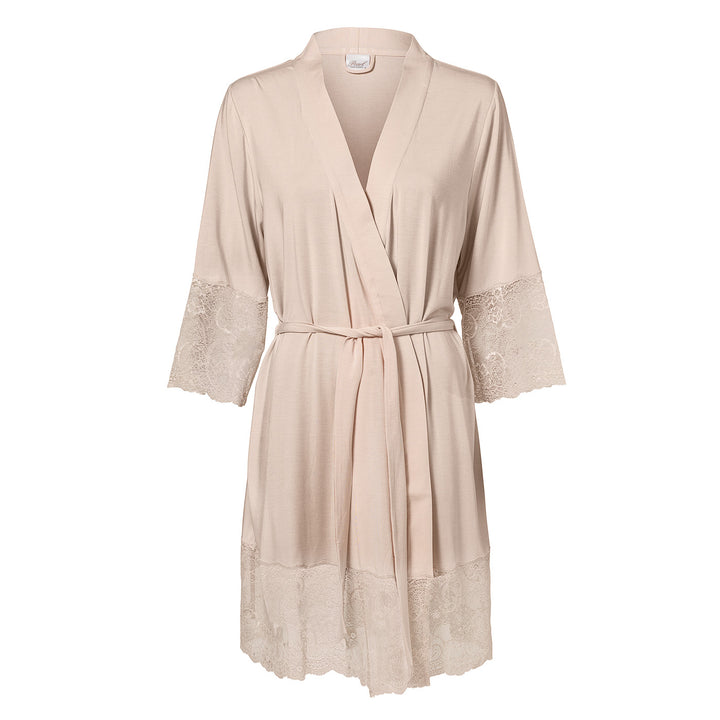 Lace Robe Sand