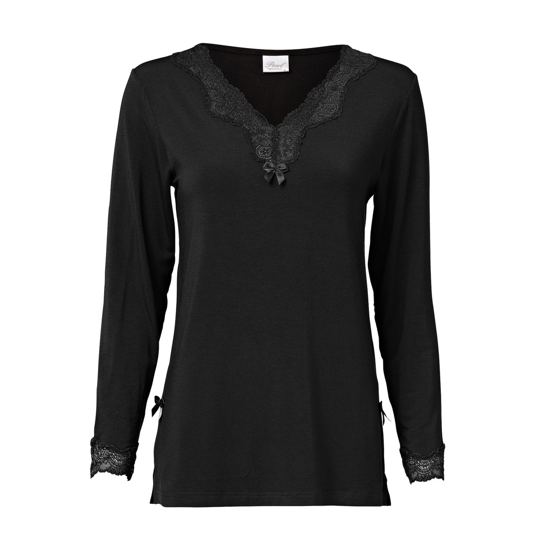 Long Sleeve Top Black