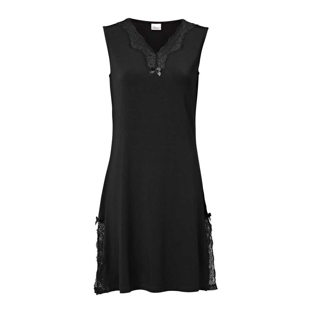 Sleeveless Night Dress Black