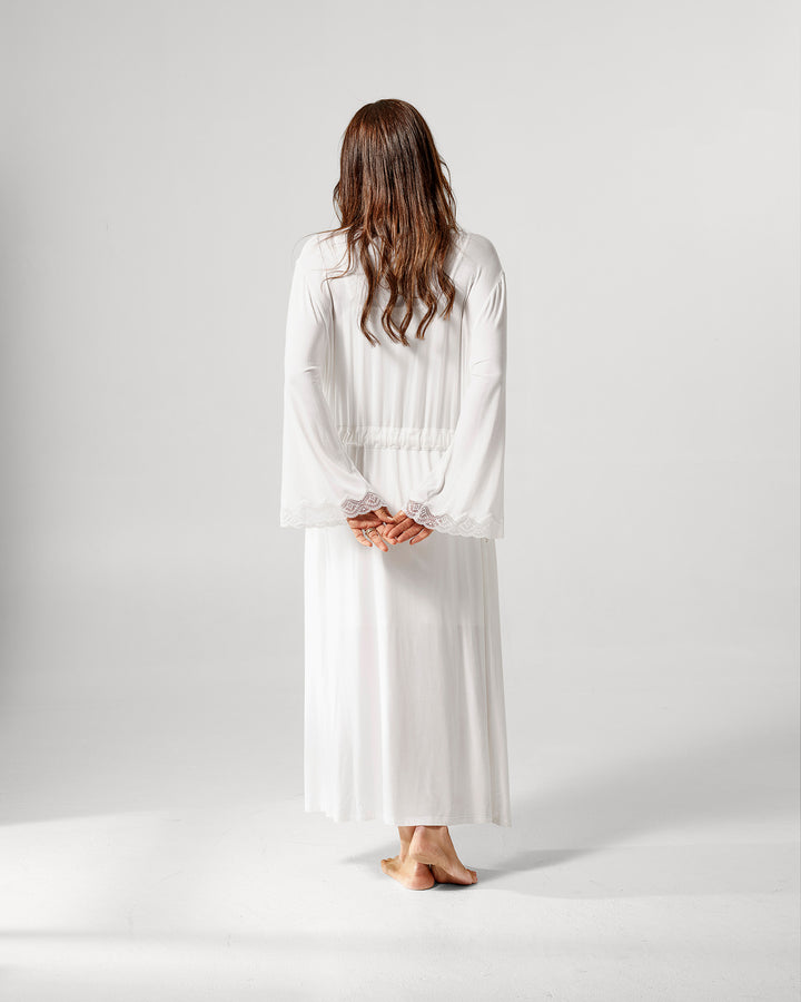 Long Robe Off White