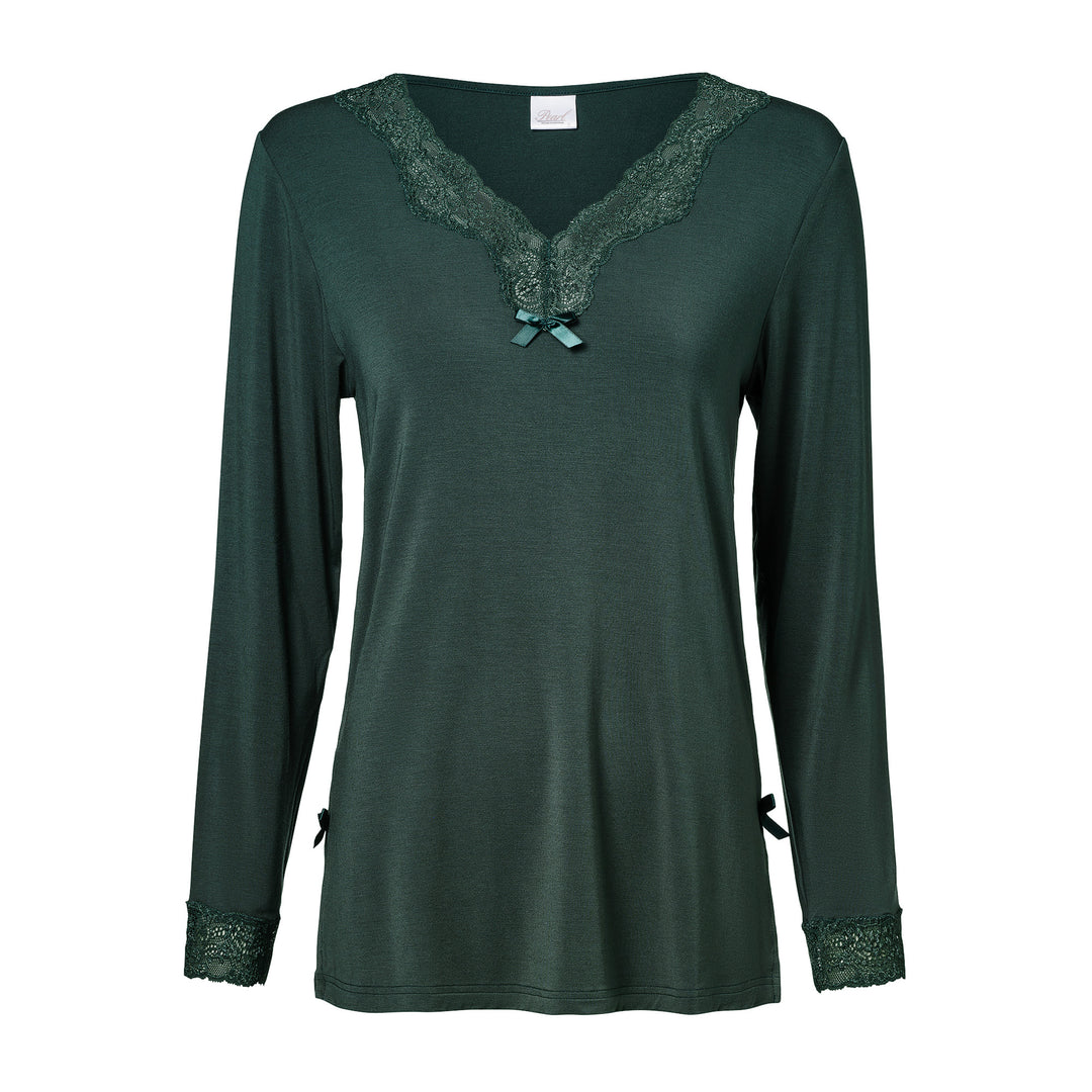 Long Sleeve Top Forest Green