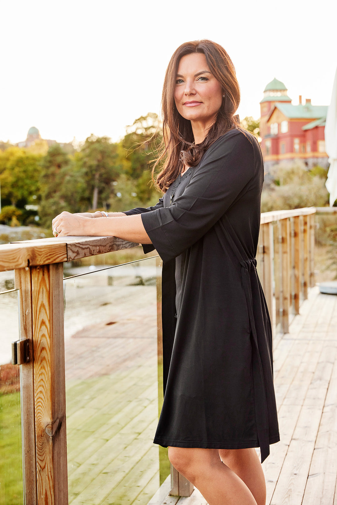 Short Robe Black