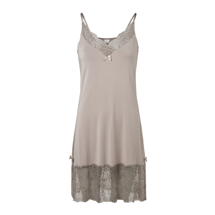 Spaghetti Strap Lace Night Dress Cashmere