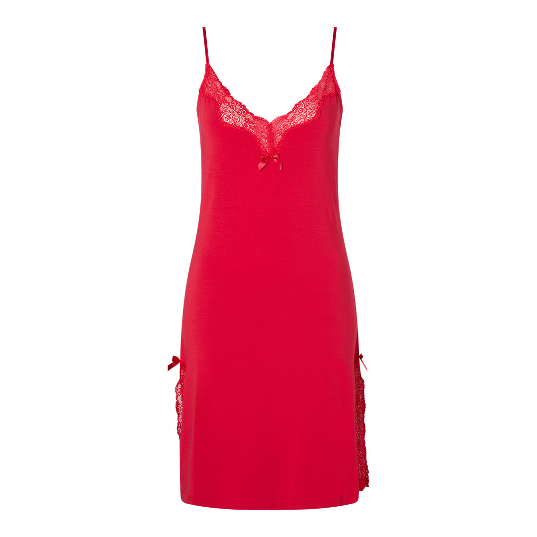 Spaghetti Strap Night Dress Red Dream